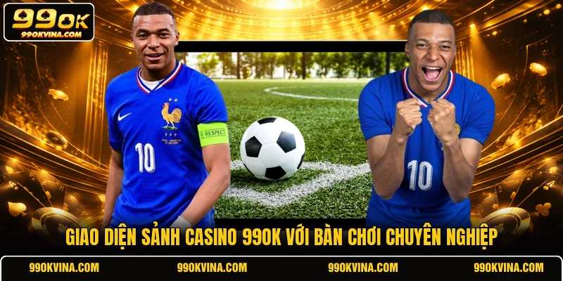 Giao diện sảnh casino 99OK với bàn chơi chuyên nghiệp
