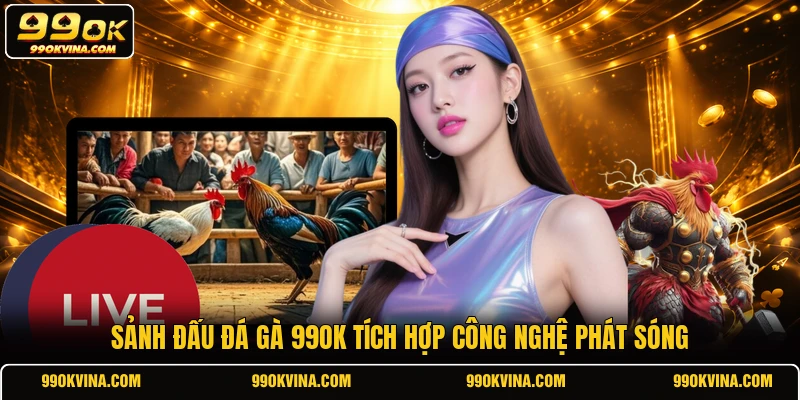 Sảnh đấu đá gà 99OK tích hợp công nghệ phát sóng