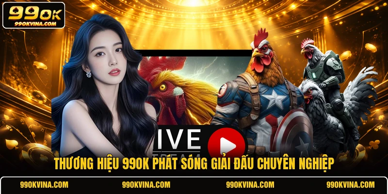 Thương hiệu 99OK phát sóng giải đấu chuyên nghiệp